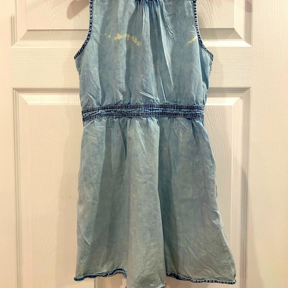 Extra Small Acid Wash Jean Guess Mini Dress - Picture 4 of 5